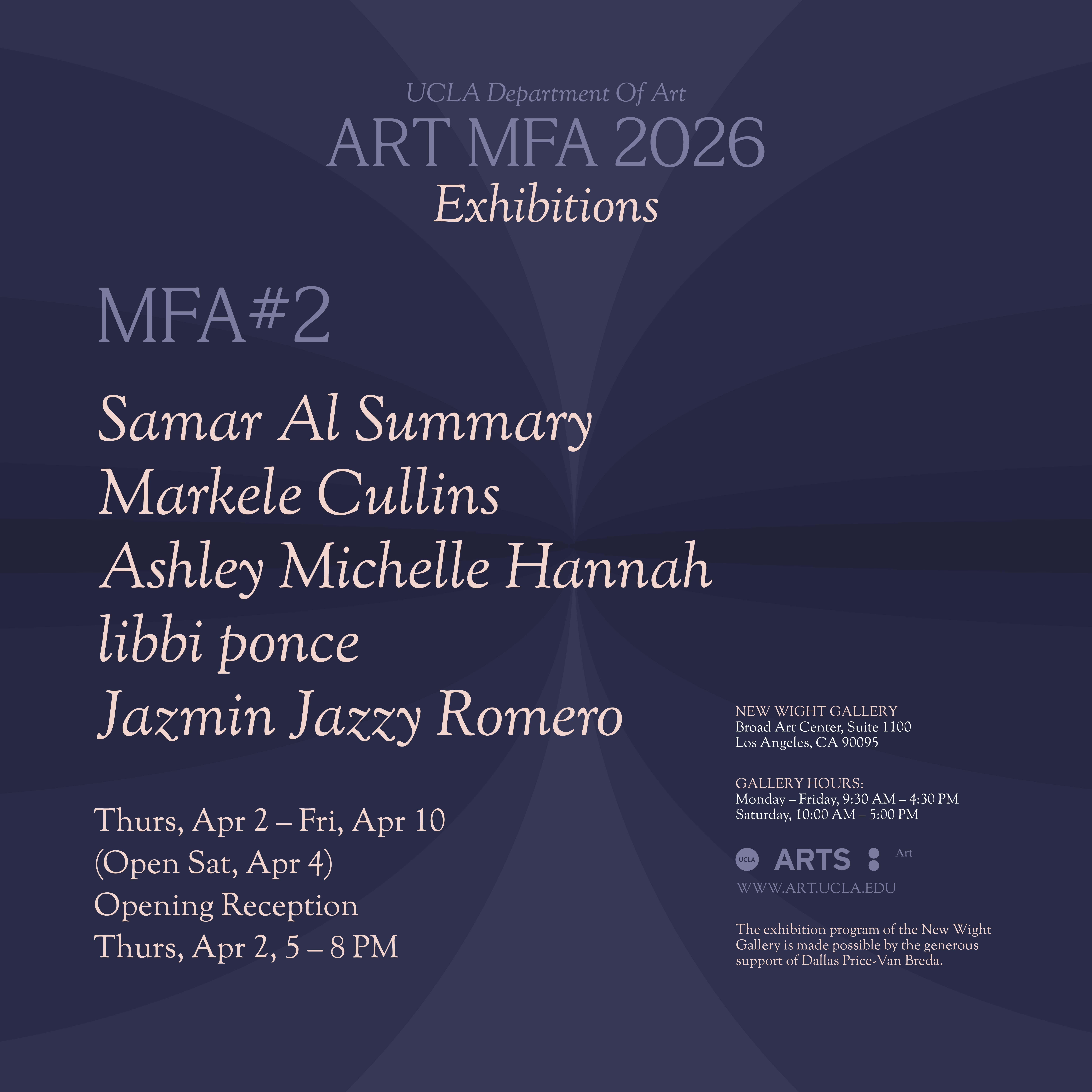 2026 M.F.A. Exhibition #2